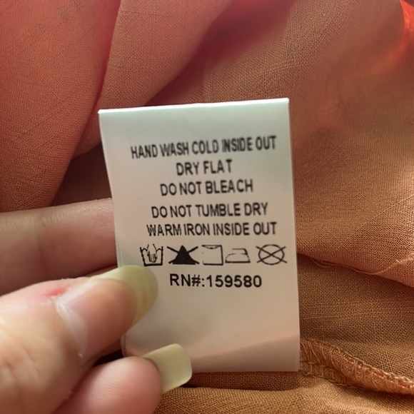 Pink Lily Shirt, Size Small, Color Pink Orange - Picture 5 of 5